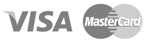 VISA and MasterCard logos